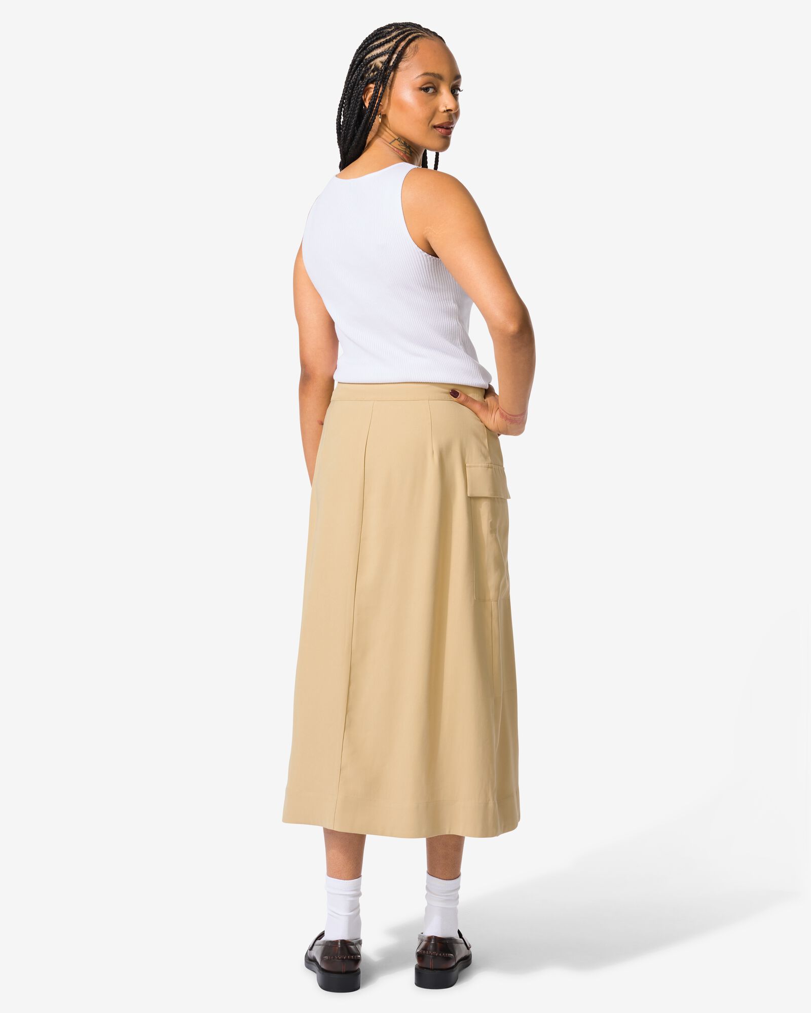 Damen-Wickelrock Sarie beige - 36239535BEIGE - HEMA